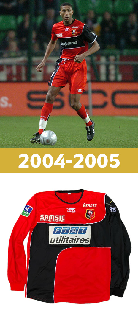 Maillot Domicile Stade Rennais 2004-2005
