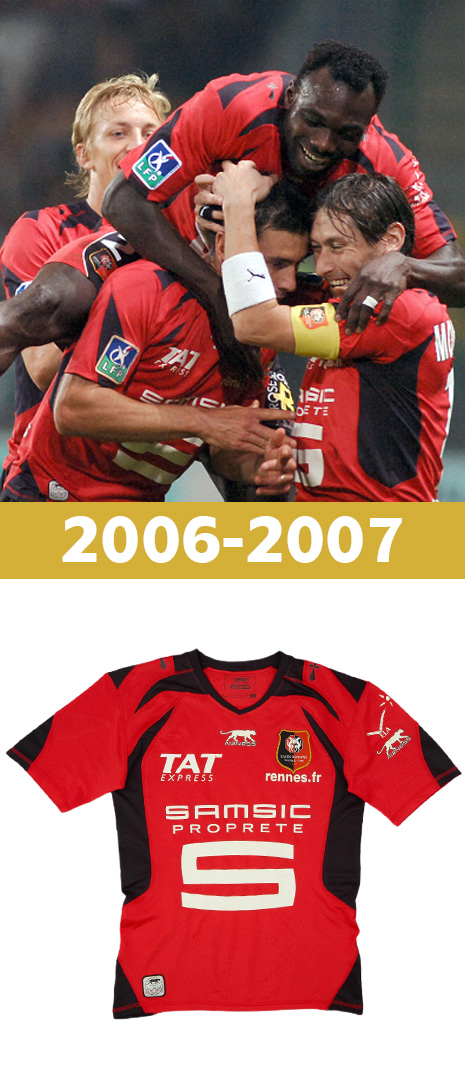 Maillot Domicile Stade Rennais 2006-2007