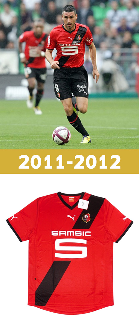 Maillot Domicile Stade Rennais 2011-2012