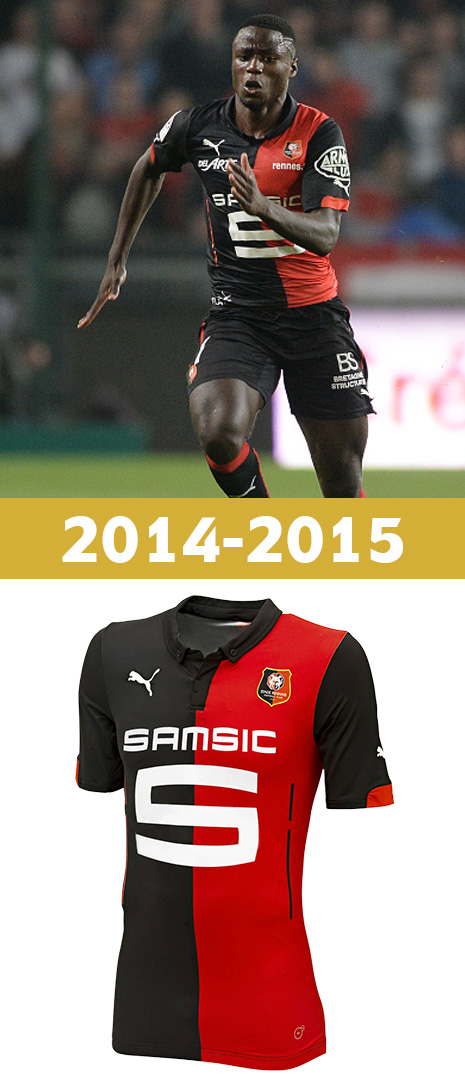 Maillot Domicile Stade Rennais 2014-2015