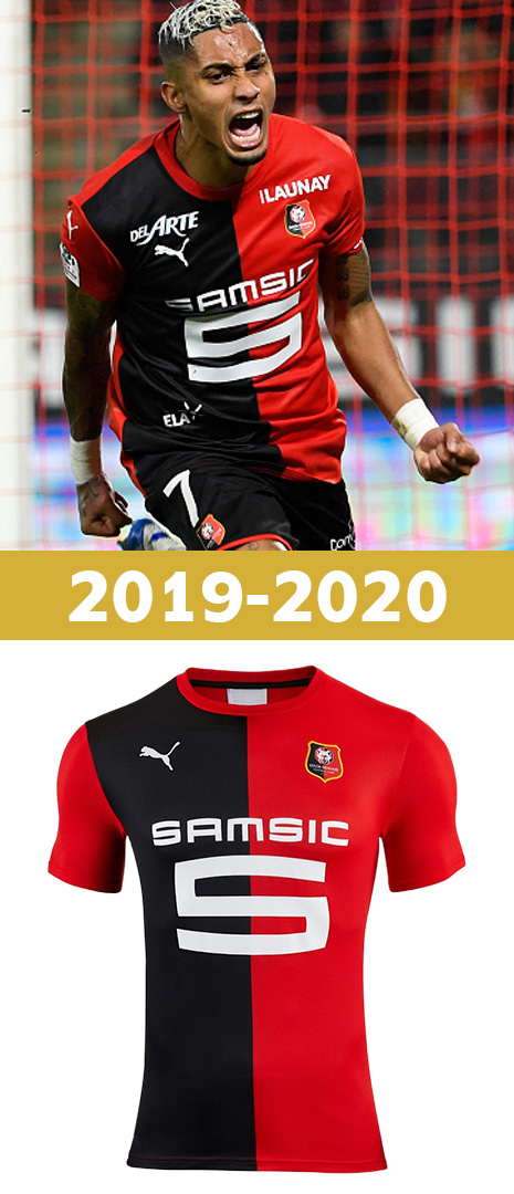 Maillot Domicile Stade Rennais 2019-2020