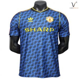 Maillot Manchester United 2026 2027 Special Joueurs bleu jaune