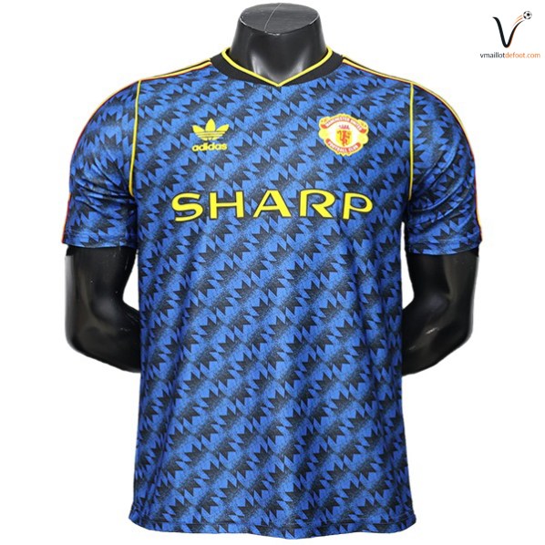 Maillot Manchester United 2026 2027 Special Joueurs bleu jaune