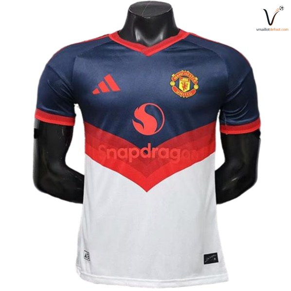 Maillot Manchester United 2026 2027 Special Joueurs bleu rouge blanc