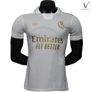 Maillot Real Madrid 2026 2027 Special Joueurs blanc jaune
