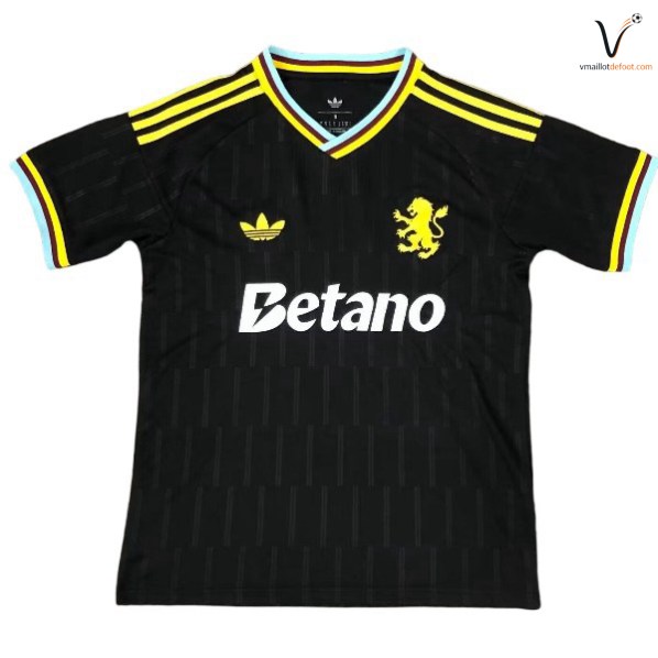 Maillot Aston Villa 2026 2027 Special noir jaune