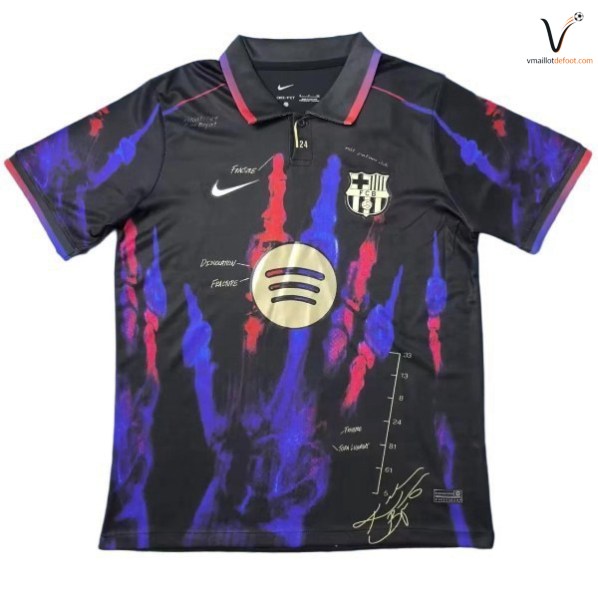 Maillot Barcelone Special 2026/2027 noir pourpre rouge