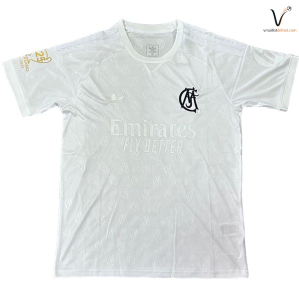 Maillot Real Madrid 2026 2027 Special blanc jaune