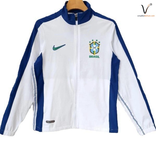 Veste de Survetement Brésil 2026 2027 bleu blanc