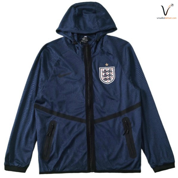 Survetement Angleterre Capuche 2026 2027 bleu marine
