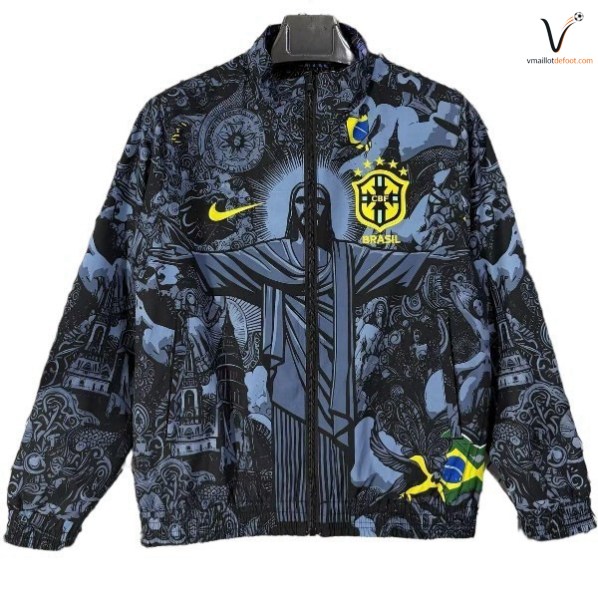 Veste de Survetement Brésil 2026 2027 gris
