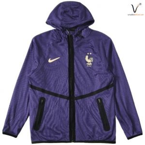 Survetement France Capuche 2026 2027 pourpre