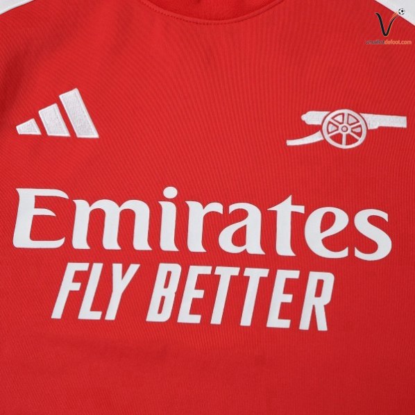 Arsenal Survetement 2026 2027 rouge blanc – Image 2