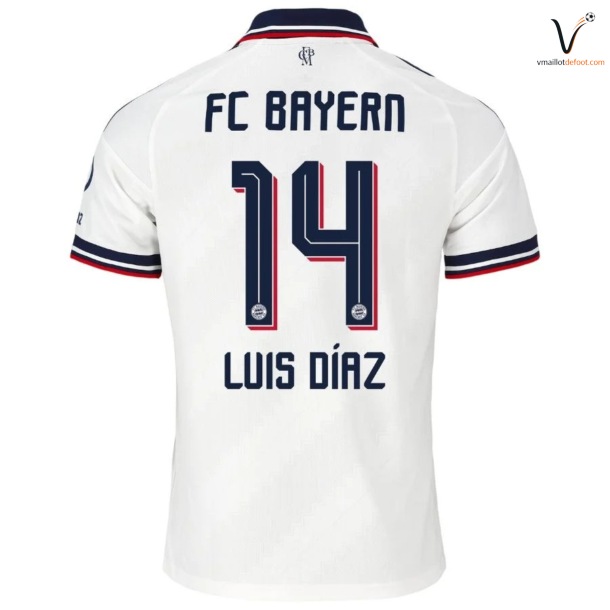 Maillot Bayern Munich Luis Diaz 2026 2027 Extérieur