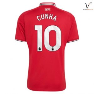 Maillot Manchester United Cunha 2026 2027 Domicile
