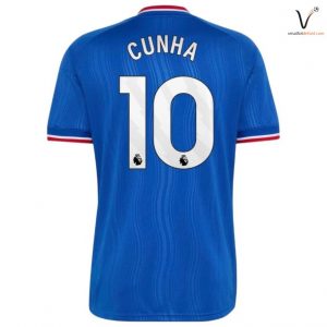 Maillot Manchester United Cunha 2026 2027 Extérieur