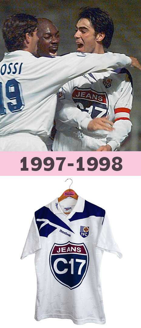 Maillot Domicile Toulouse FC 1997-1998
