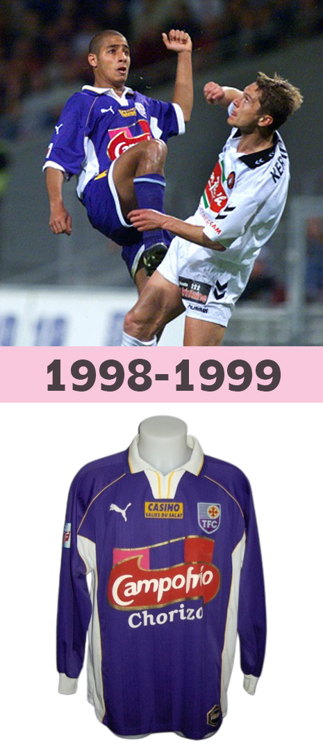 Maillot Domicile Toulouse FC 1998-1999