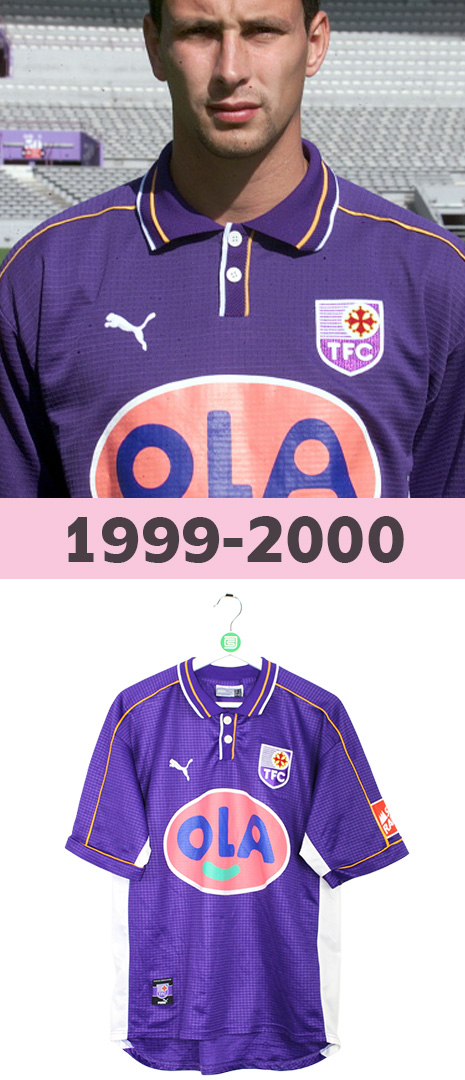 Maillot Domicile Toulouse FC 1999-2000