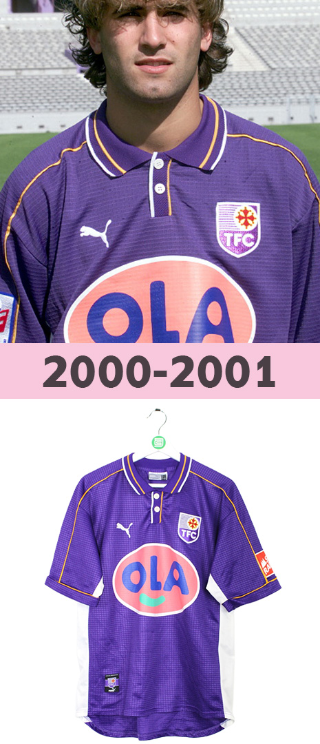 Maillot Domicile Toulouse FC 2000-2001