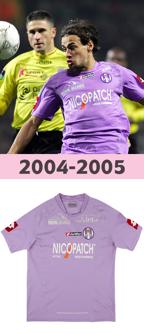 Maillot Domicile Toulouse FC 2004-2005