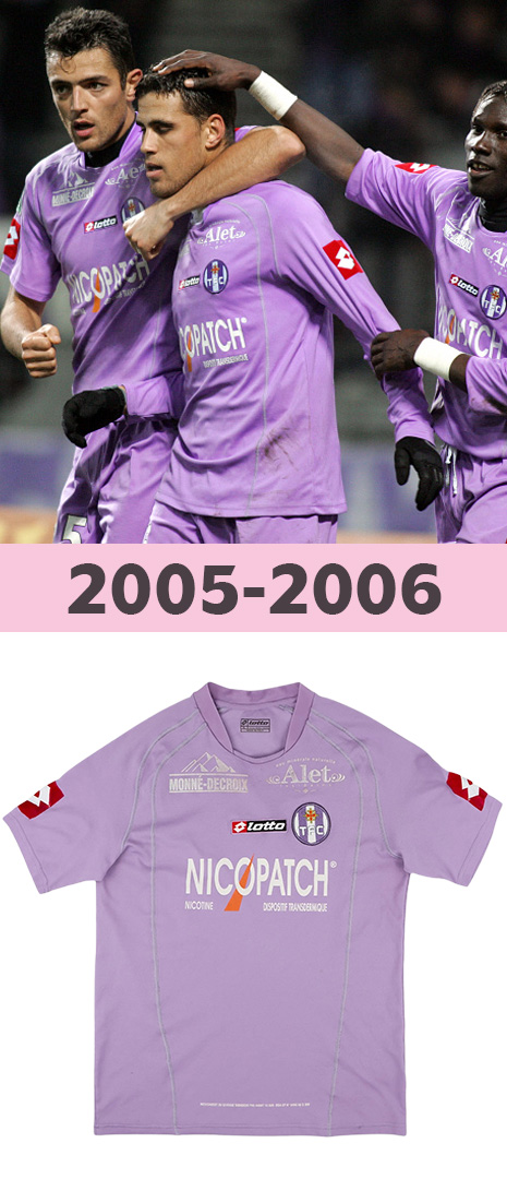 Maillot Domicile Toulouse FC 2005-2006