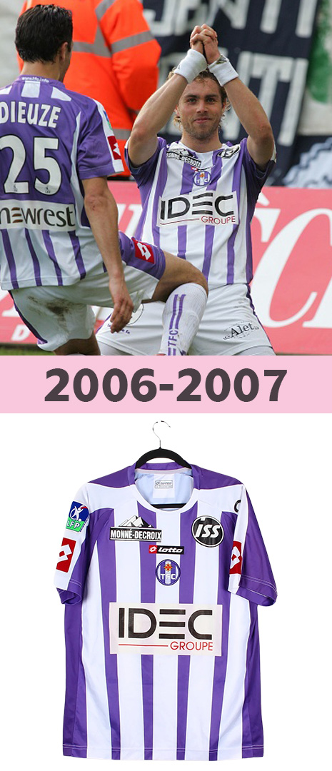 Maillot Domicile Toulouse FC 2006-2007