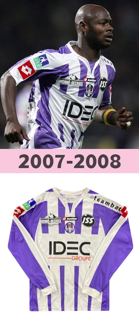 Maillot Domicile Toulouse FC 2007-2008