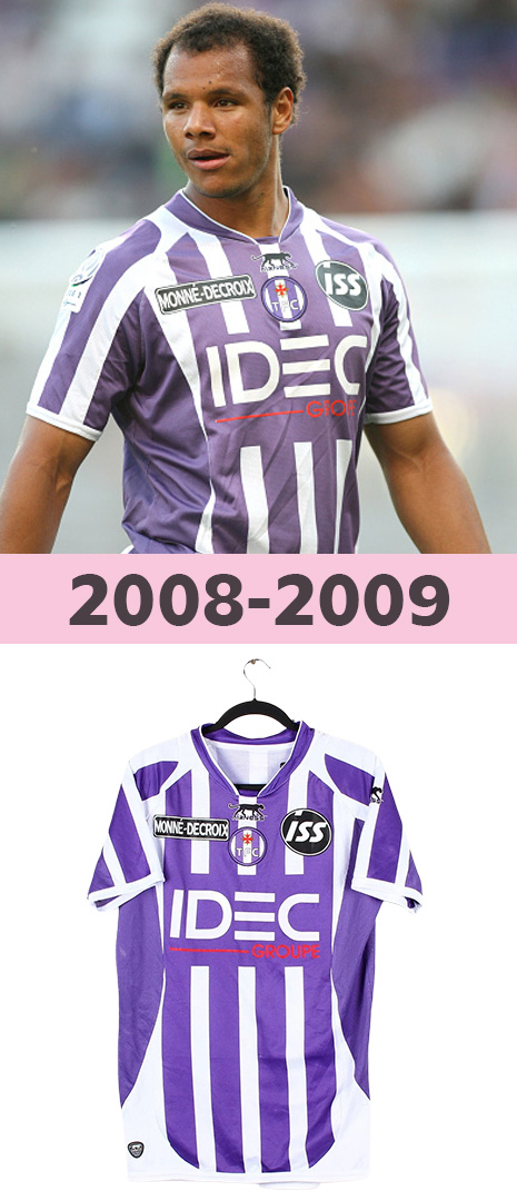 Maillot Domicile Toulouse FC 2008-2009