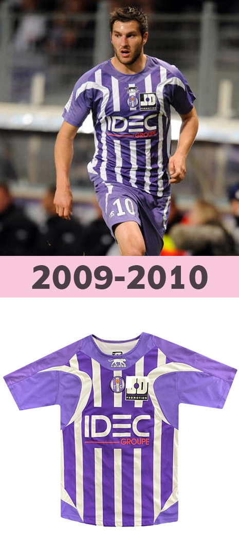 Maillot Domicile Toulouse FC 2009-2010