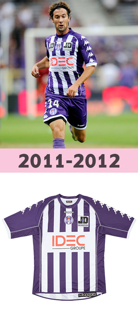 Maillot Domicile Toulouse FC 2011-2012
