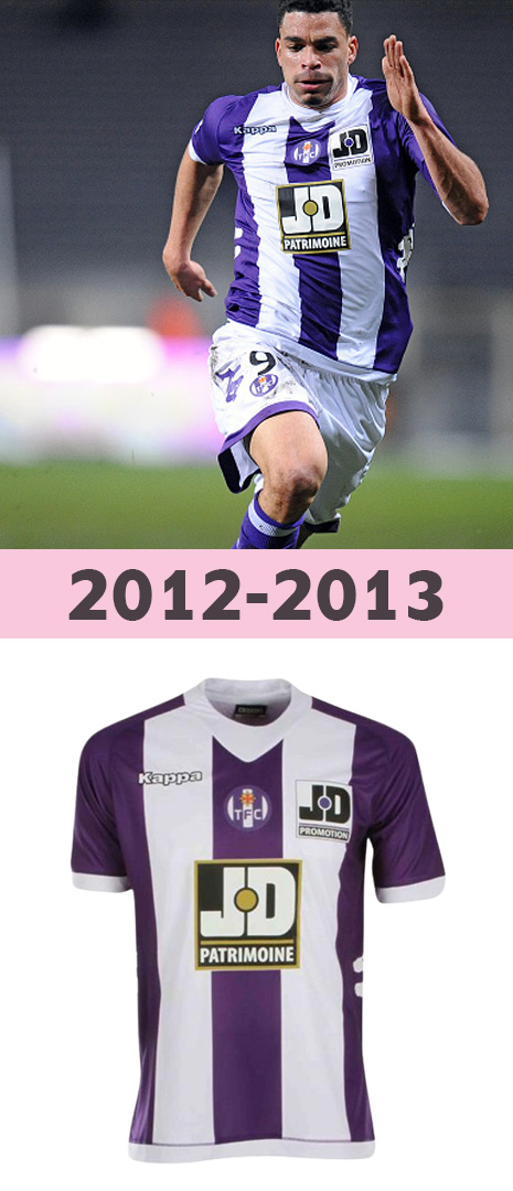 Maillot Domicile Toulouse FC 2012-2013
