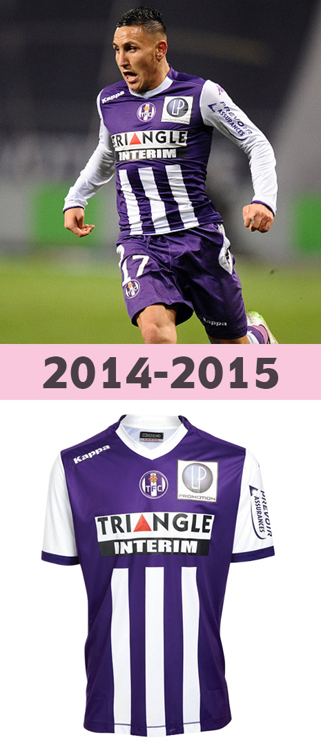 Maillot Domicile Toulouse FC 2014-2015