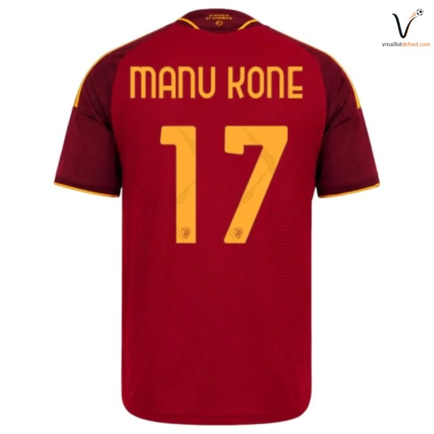 Manu Kone AS Roma Maillot Domicile 2026 2027