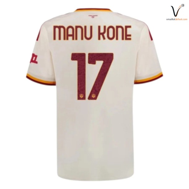Manu Kone AS Roma Maillot Extérieur 2026 2027