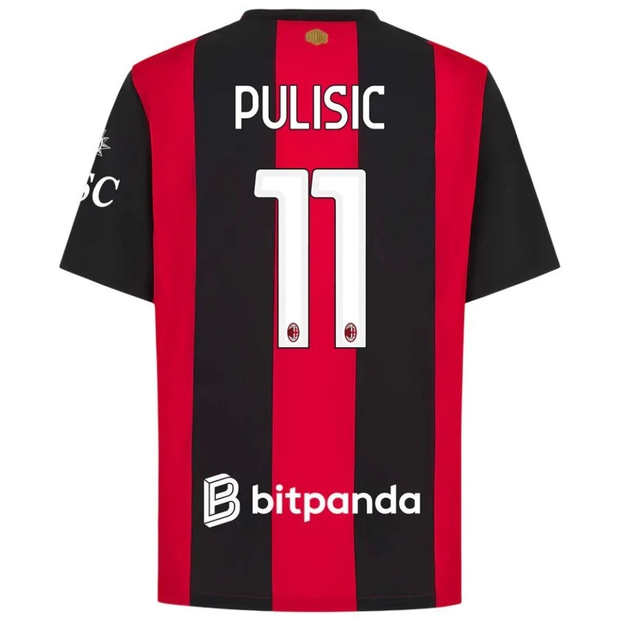 Pulisic AC Milan Maillot Domicile 2026 2027