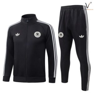 Survetement Allemagne Ensemble Enfant 2026-2027 noir blanc