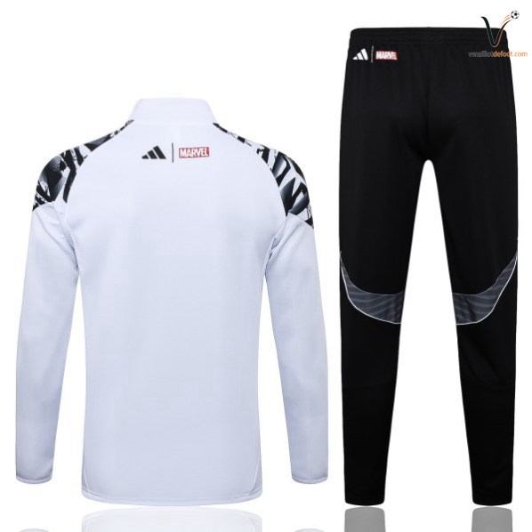 Survetement Real Madrid Ensemble Enfant 2026-2027 blanc jaune noir – Image 2
