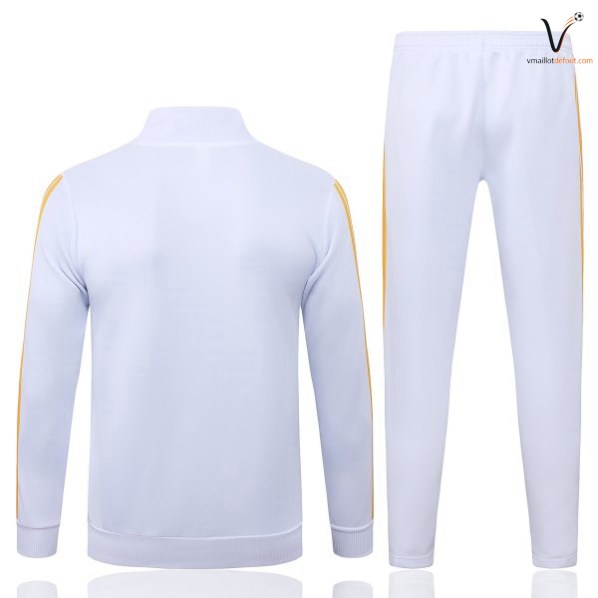 Survetement Real Madrid Ensemble Enfant 2026-2027 blanc bleu jaune – Image 2
