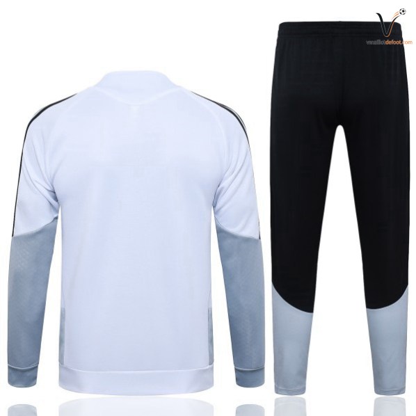 Survetement Real Madrid Ensemble Enfant 2026-2027 blanc gris noir – Image 2