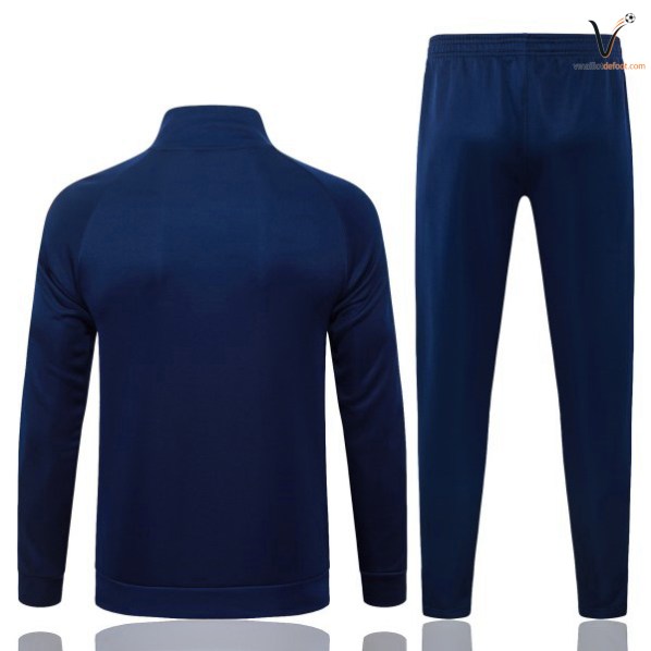 Survetement Real Madrid Ensemble Enfant 2026-2027 bleu marine jaune – Image 2