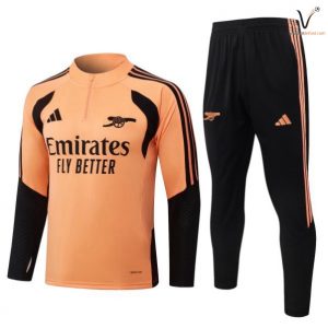 Arsenal Survetement Ensemble Enfant orange noir 2026-2027