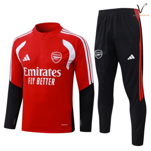 Arsenal Survetement Ensemble Enfant rouge noir blanc 2026-2027