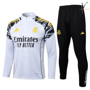Survetement Real Madrid Ensemble Enfant 2026-2027 blanc noir