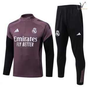 Survetement Real Madrid Ensemble Enfant 2026-2027 pourpre noir