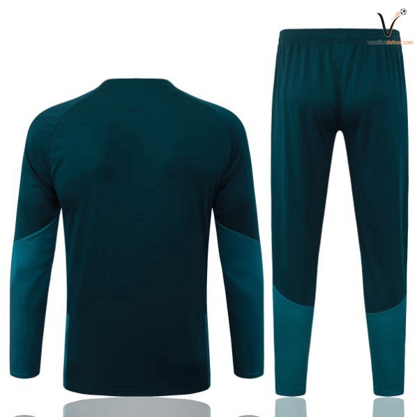 Survetement Real Madrid Ensemble Enfant 2026-2027 vert marine rose – Image 2