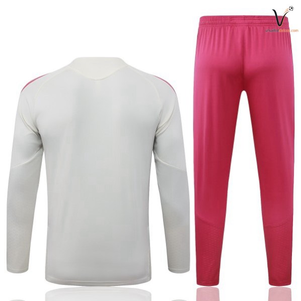 Ensemble Survetement Homme Real Madrid 2026 2027 jaune rose blanc – Image 2