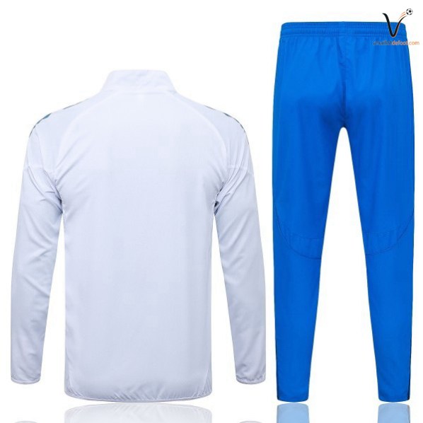 Ensemble Survetement Homme Real Madrid 2026 2027 blanc bleu – Image 2