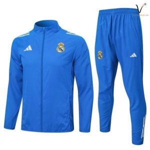 Ensemble Survetement Homme Real Madrid 2026 2027 bleu