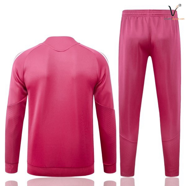 Ensemble Survetement Homme Real Madrid 2026 2027 rose blanc – Image 2